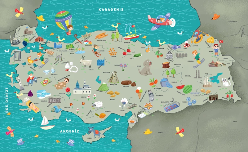 Oyunzu Ülkemizin Güzelliklerini Eğlenerek Öğrenelim