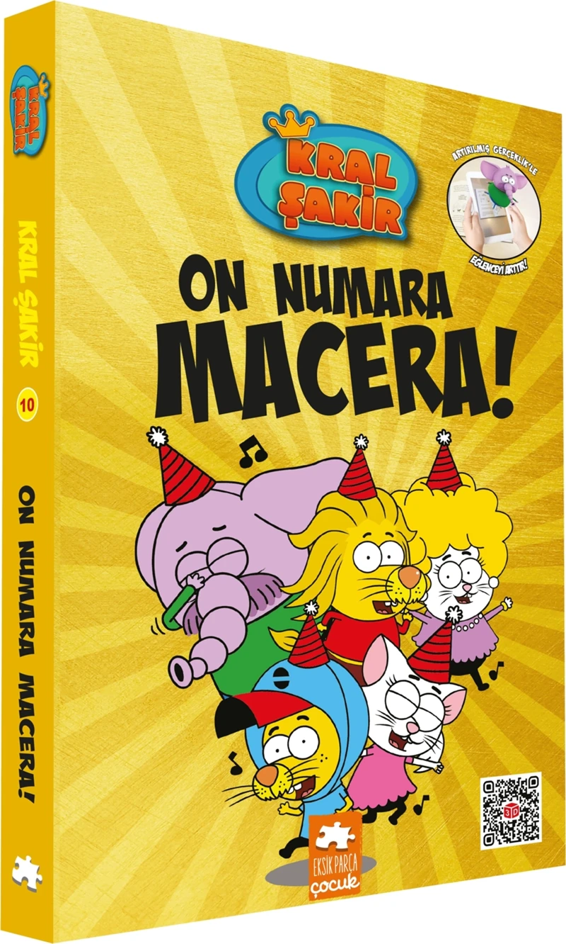 Kral Şakir 10: On Numara Macera (Ciltli) - Varol Yaşaroğlu