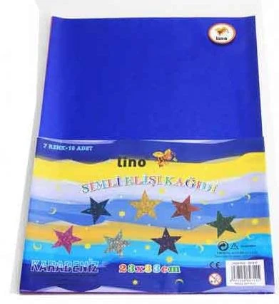 Lino 3814-P Simli Elişi Kağıdı 7 Renk 10Lu *120