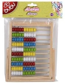 Bu-Bu Abaküs Ahşap Desenli 24,2X21,5Cm. Bubu-Aa0004