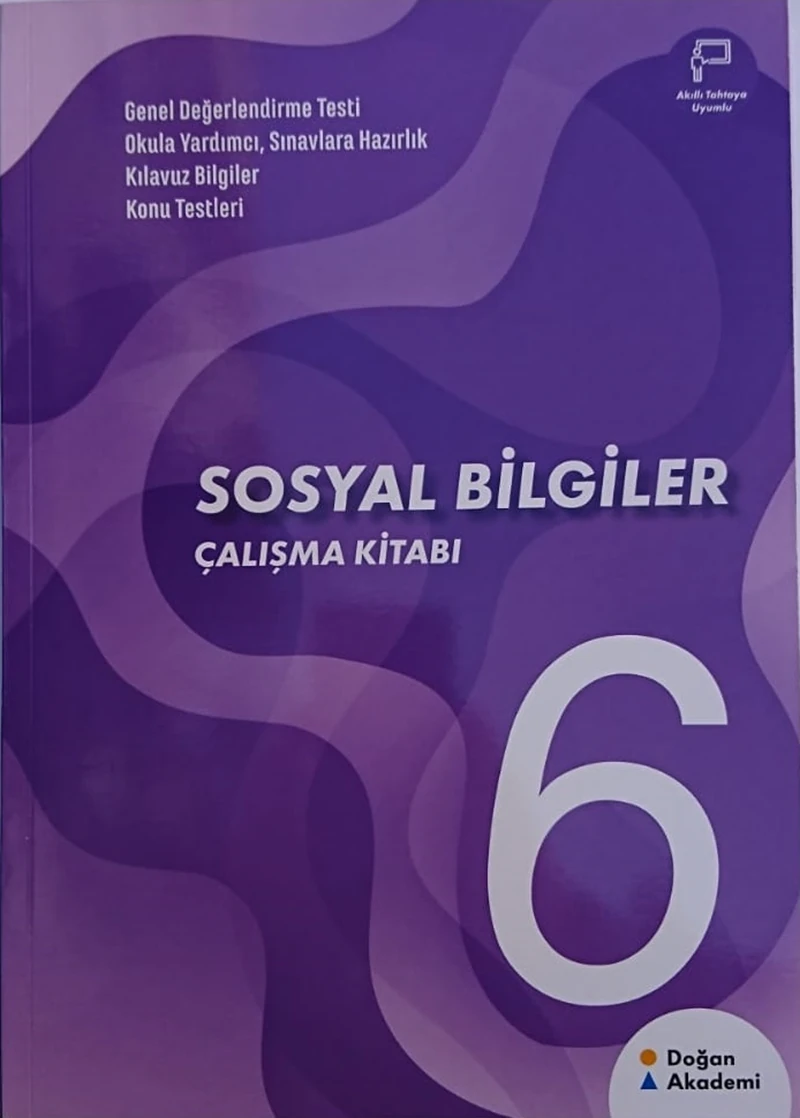 Doğan Akademi 6. Sınıf Sosyal Bilgiler Çalışma Kitabı