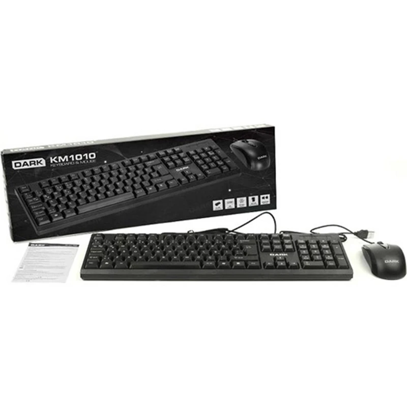 Dark DK-AC-KM1010 Türkçe Q Kablolu Ofis Klavye & Mouse Set