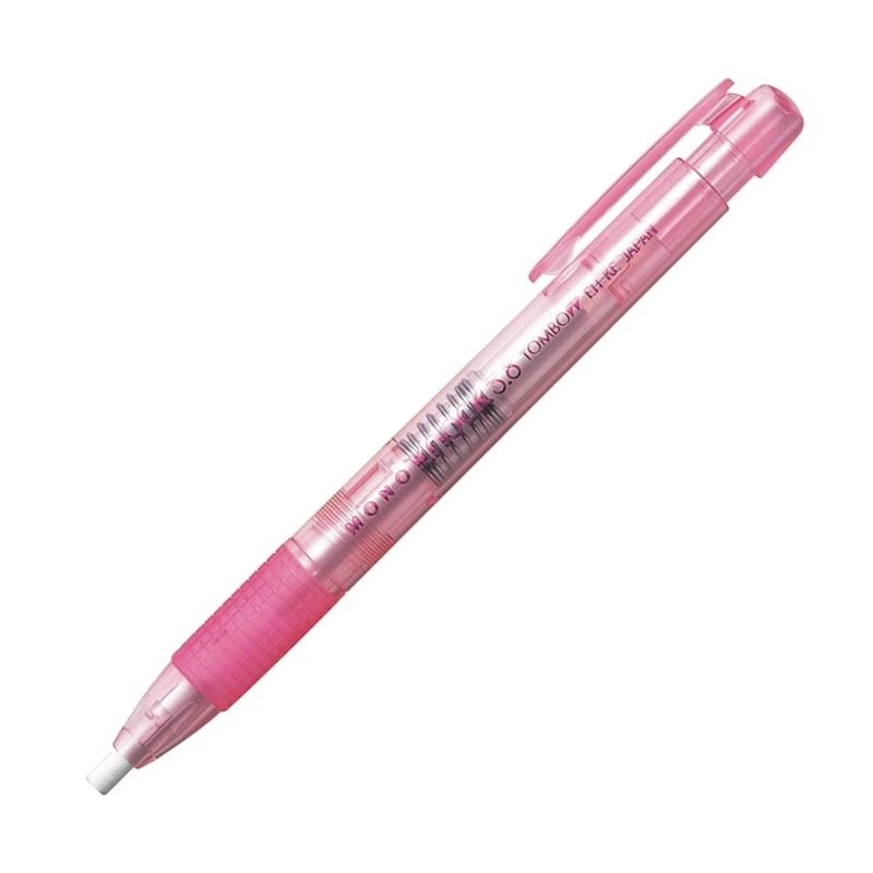 Tombow T-Eh-Ke80 Mono Knock Kalem Silgi Şeffaf Pembe