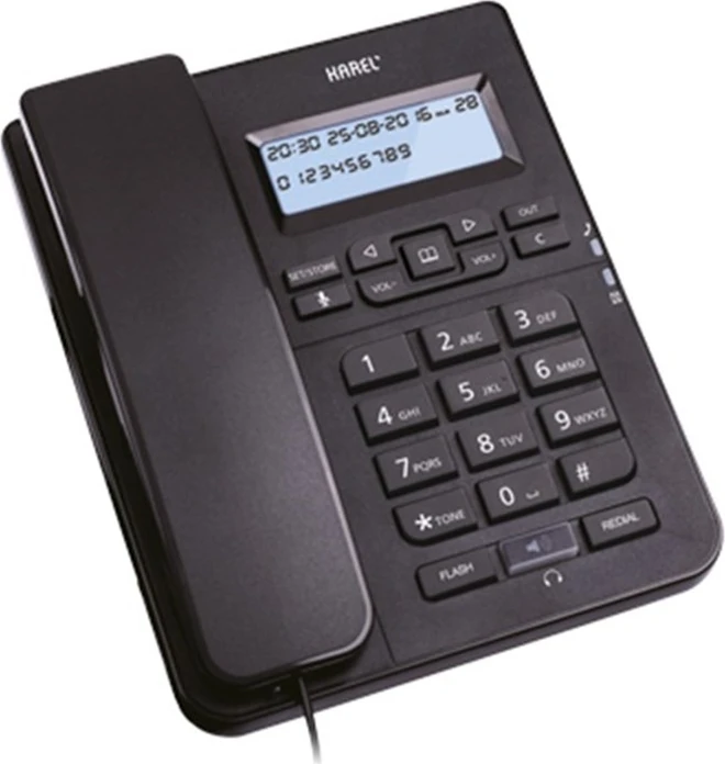 Karel TM145 Kablolu Telefon - Siyah