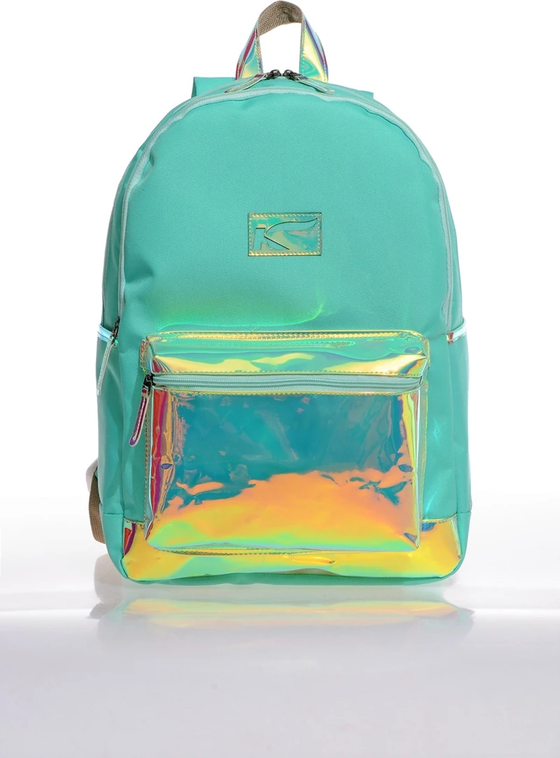 Kaukko Bright Aynalı Okul Sırt Çantası Mint K1103
