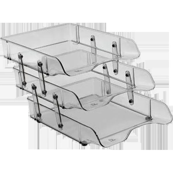 Bafix Evrak Rafı Hareketli Plastik 3 LÜ Şeffaf BFX 333