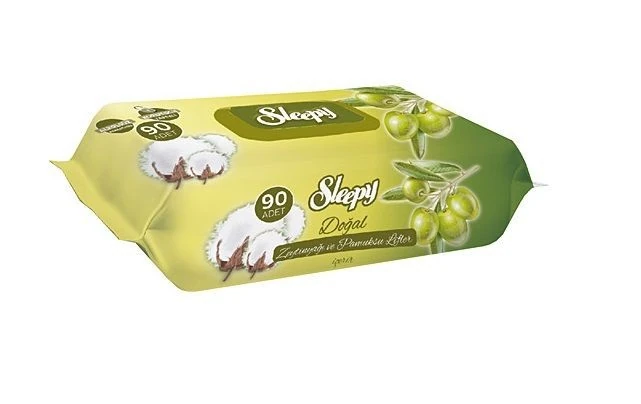 Sleepy Zeytinyağlı Islak Havlu 90 Yaprak