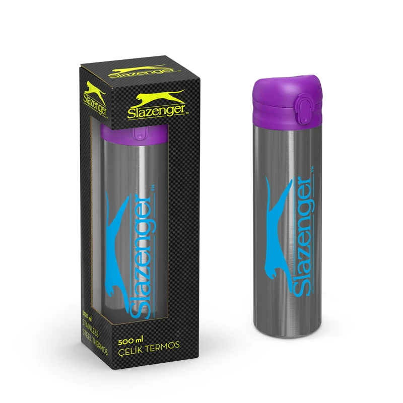 Yaygan 12920 Slazenger Pipetli Çelik Matara 500 Ml