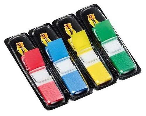 Post-It İşaret Bandı 4 Renk+35 Siyah Dıspancer 683-4