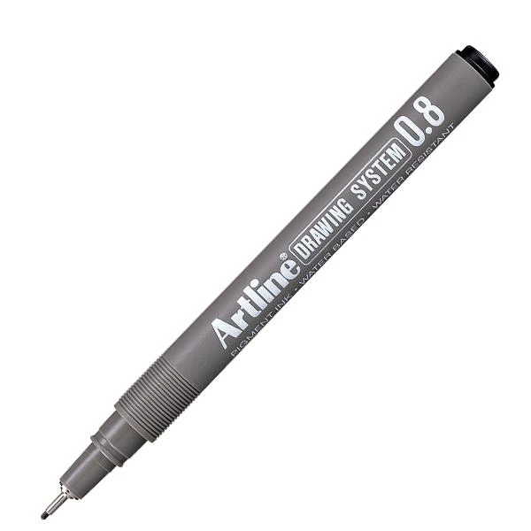 Artline Ek-238-S Teknik Çizim Kalemi 0.8Mm Siyah