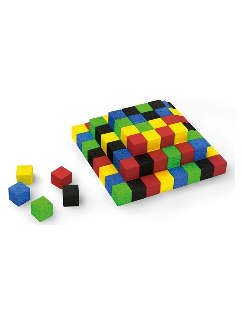 Ahşap Renkli Birim Küpleri