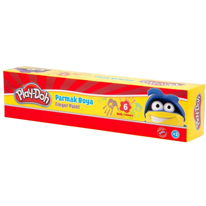 Play-Doh 6 Renk Parmak Boya Birleşik 30 Ml PLAY-PR018