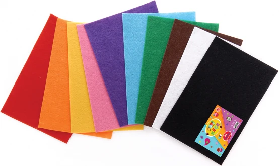 Puti Desenli A4 Keçe 10 Lu Karışık Renk