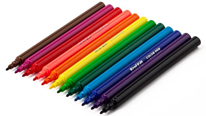 Kraf Kids Keçeli Kalem 12 Renk 265G