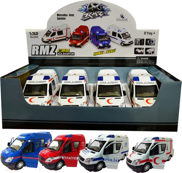 Vardem Ambulans-İtfaiye-Polis Işıklı Sesli 1 32
