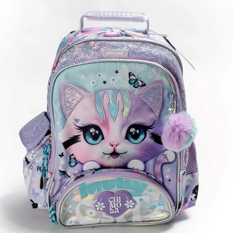 Chimola Sevimli Kedi Okul Çantası 16" CHM-CN0001