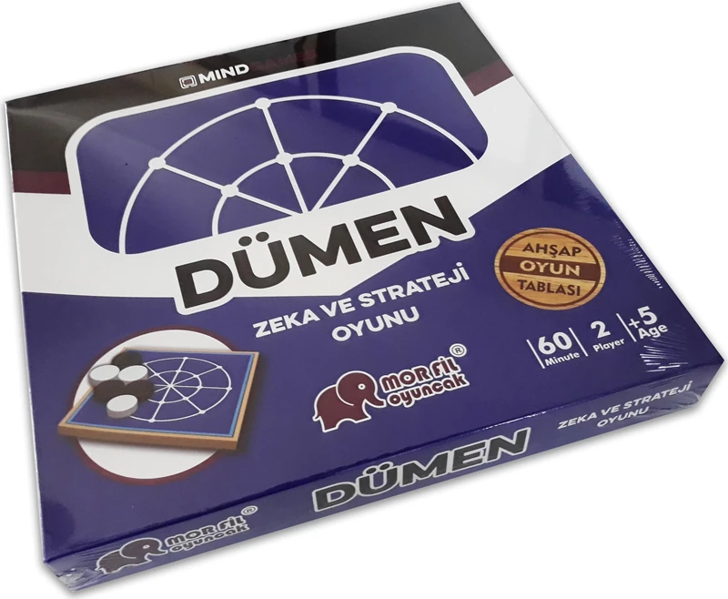 Morfil Doğal Ahşap Dümen Oyunu Kutulu Ürün