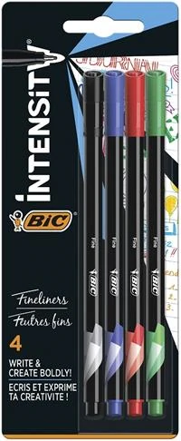 Bic Intensity Fineliner Keçe Uçlu 4`lü Kalem