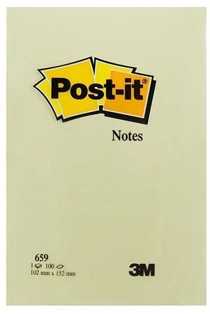 Post-It Yapışkanlı Not Kağıdı 102X152 Düz 100 Yp 659