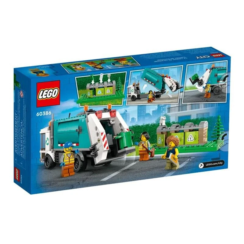 Adore Lego Lsc60386 Lego City Geri Dönüşüm Kamyonu Yapım Seti (261 Parça) 4