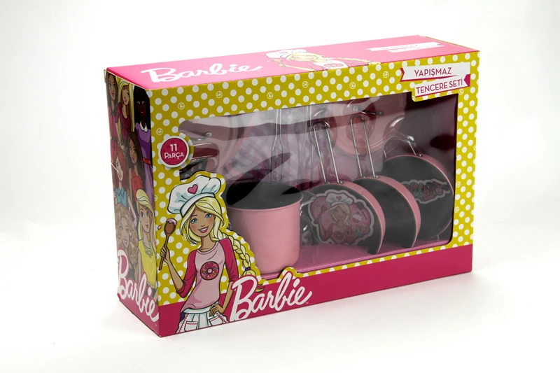Vardem Oyuncak Kutulu 11 Parça Yapışmaz Tencere Takımı