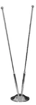 Buket Bayrak Direk Masaüstü Çiftli Krom Bkt-202