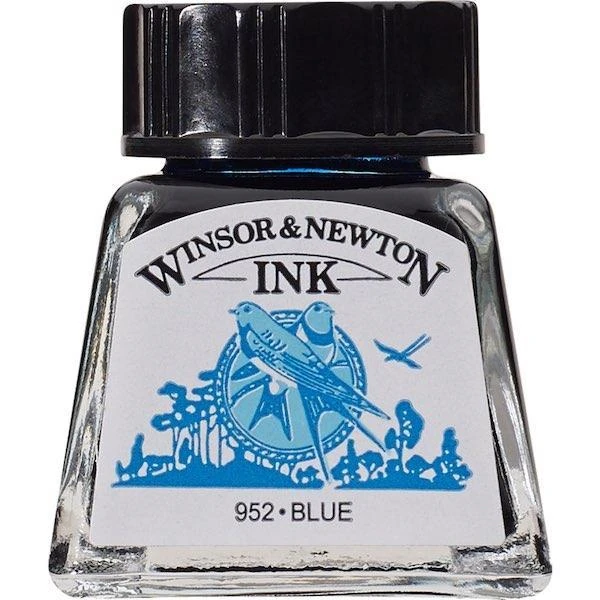 W&N Çizim Mürekkebi Drawıng Ink 14 Ml Blue 032 Wn-1005032