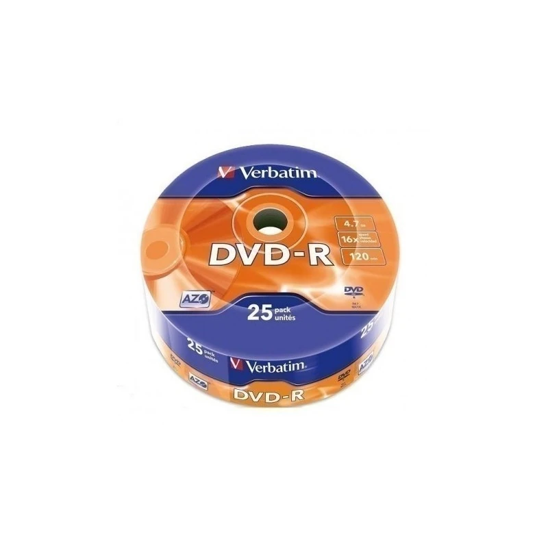 Verbatim DVD-R 4.7GB 16x 25tk tornis (43808 )