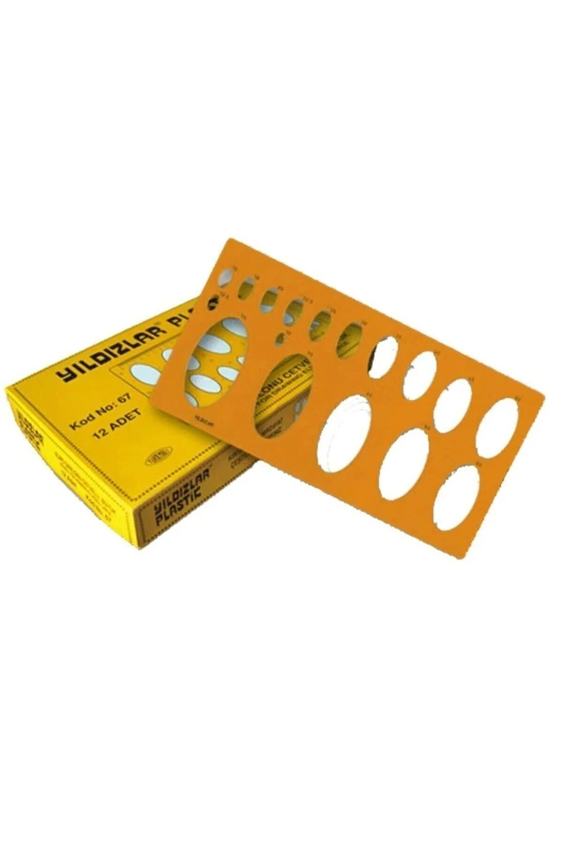 Yıldızlar Elips Şablon Büyük Kod.067