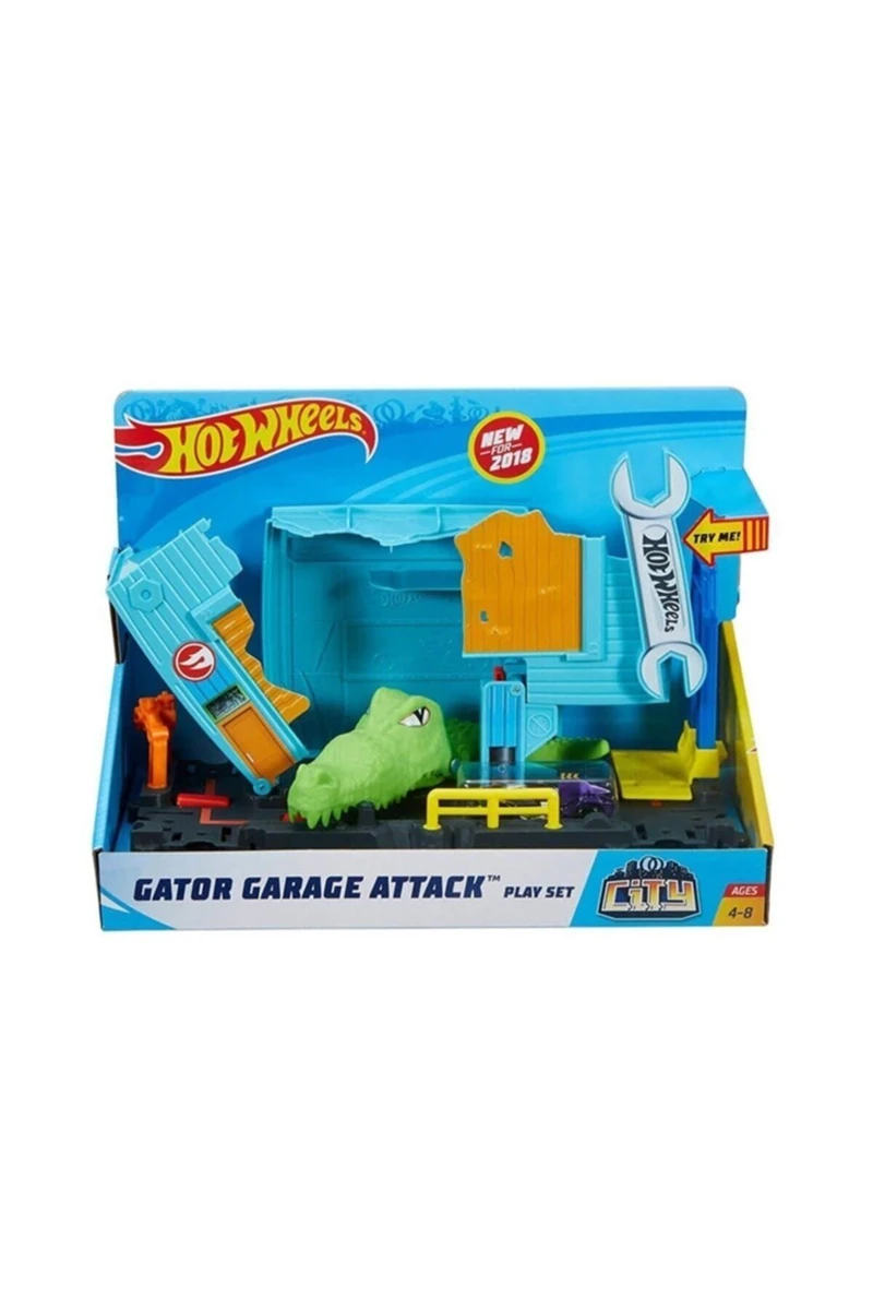 Mattel Fnb05 Hot Wheels Şehirde Yaratık Macerası Oyun Setleri*2