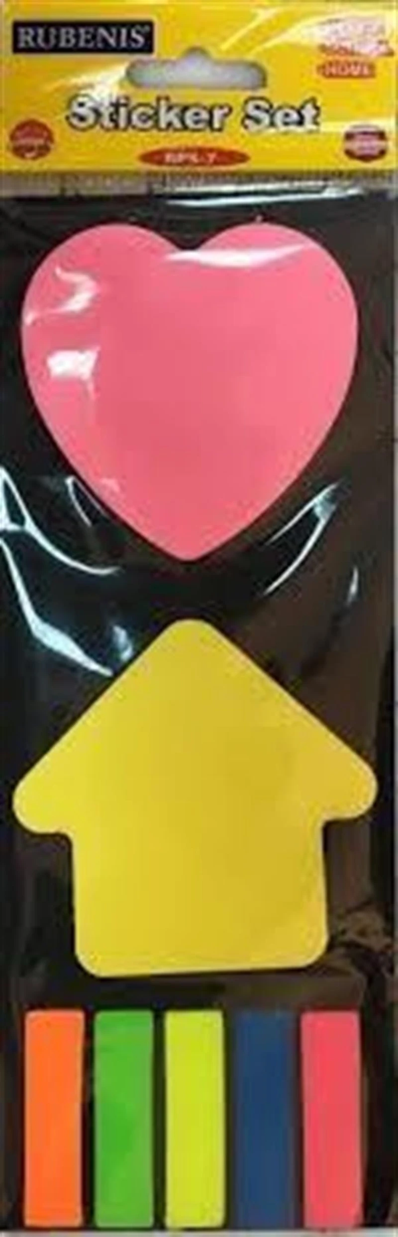 Rubenis Sticker Yapışkanlı Not Kağıdı Seti RB.RPS-7