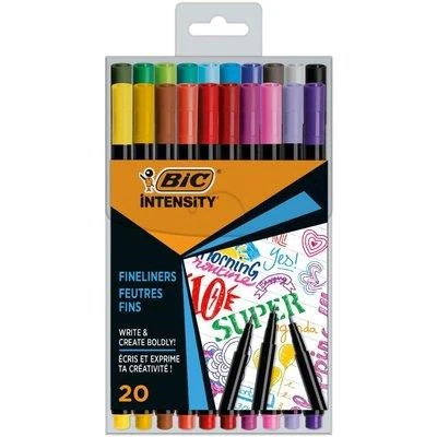 Bic İntensity Fineliner 20'li İnce Uçlu Yazı Kalemi /1011728