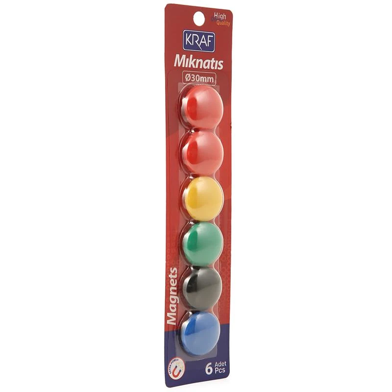 Kraf Mıknatıs Blisterli 30 Mm 6 Lı 503G