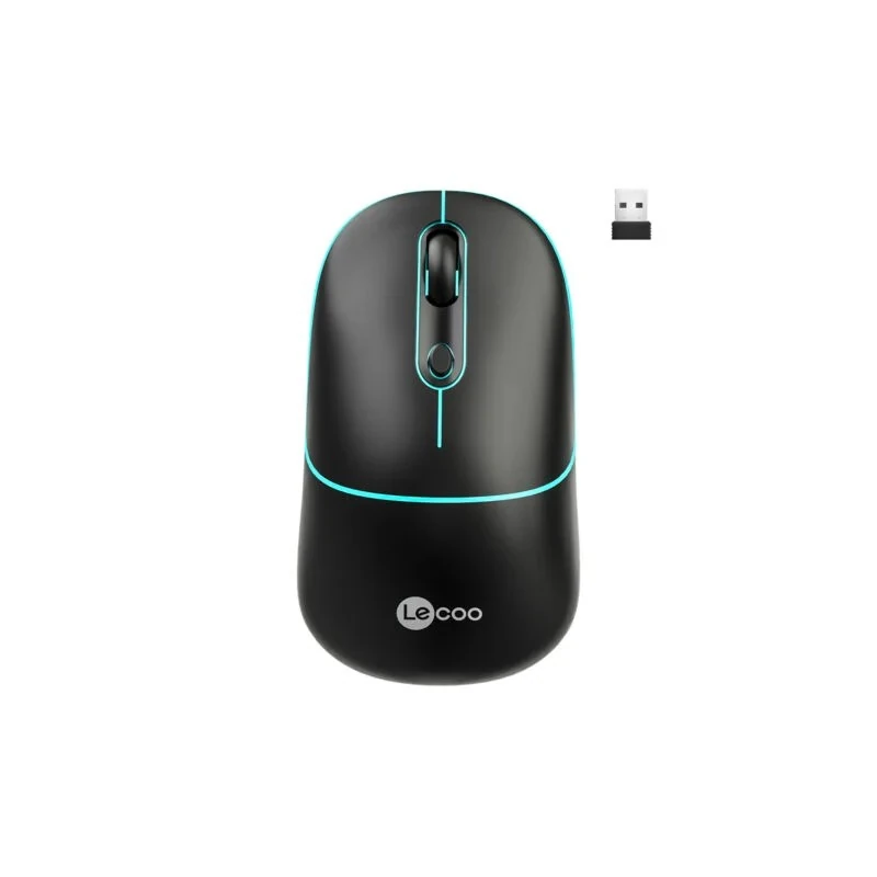 Lecoo WS210 Kablosuz 1600DPI 6 Tuşlu Optik Mouse Siyah