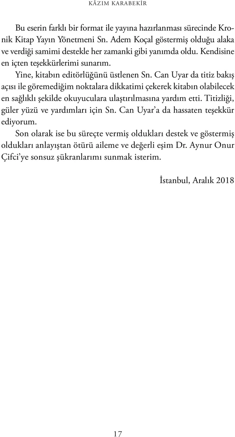 Hayatım Kazım Karabekir - Erhan Çiftçi