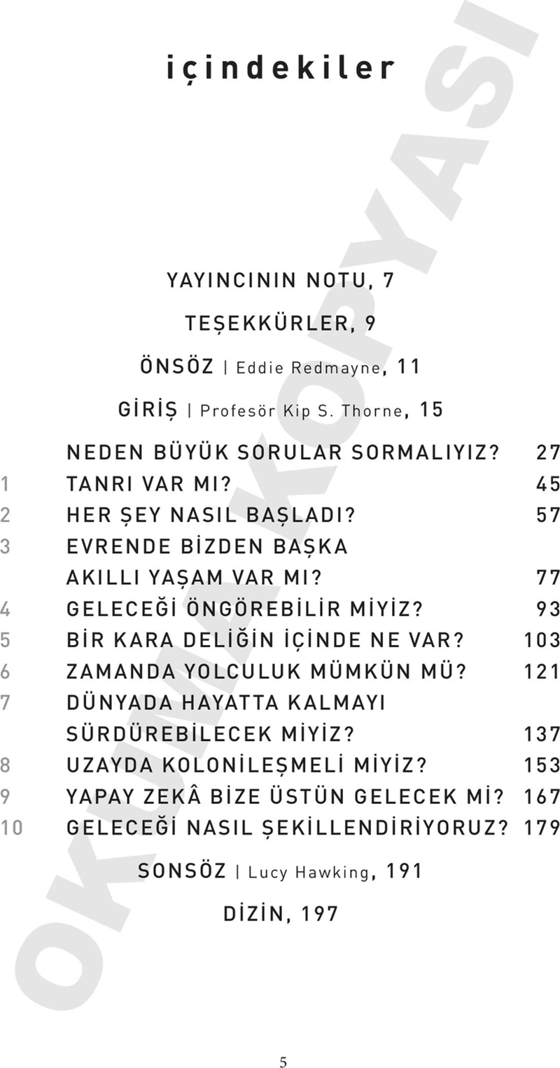 Büyük Sorulara Kısa Yanıtlar - Stephen Hawking