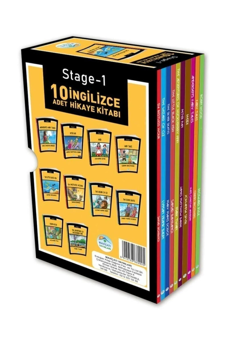 Stage - 1 Ingilizce Hikaye Kitap Seti 10 Adet - Lyman Frank Baum