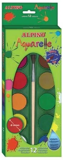 Alpıno Aq-01 Suluboya 12 Li