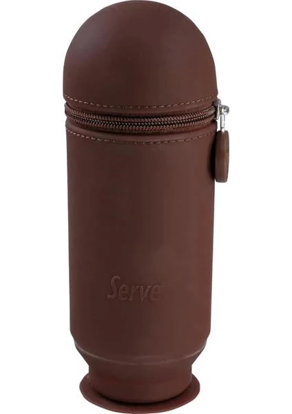 Serve Hoopup Kalem Çantası Toprak Kahverengi