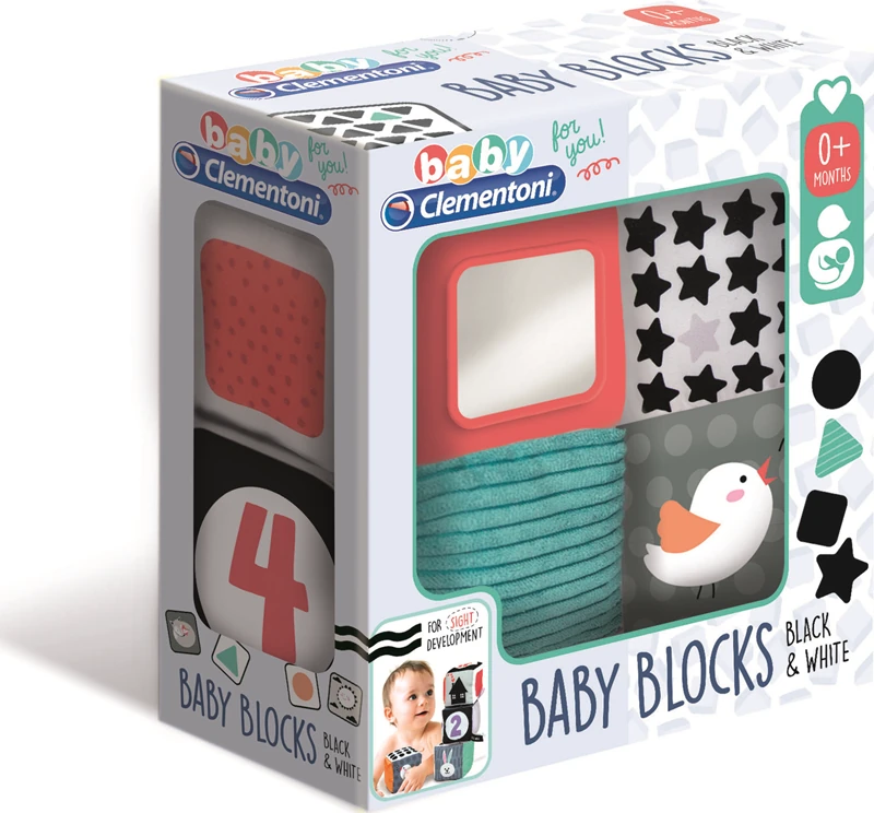 Clementoni Cle-17321 Baby Yumuşak Bebek Küpleri S/B