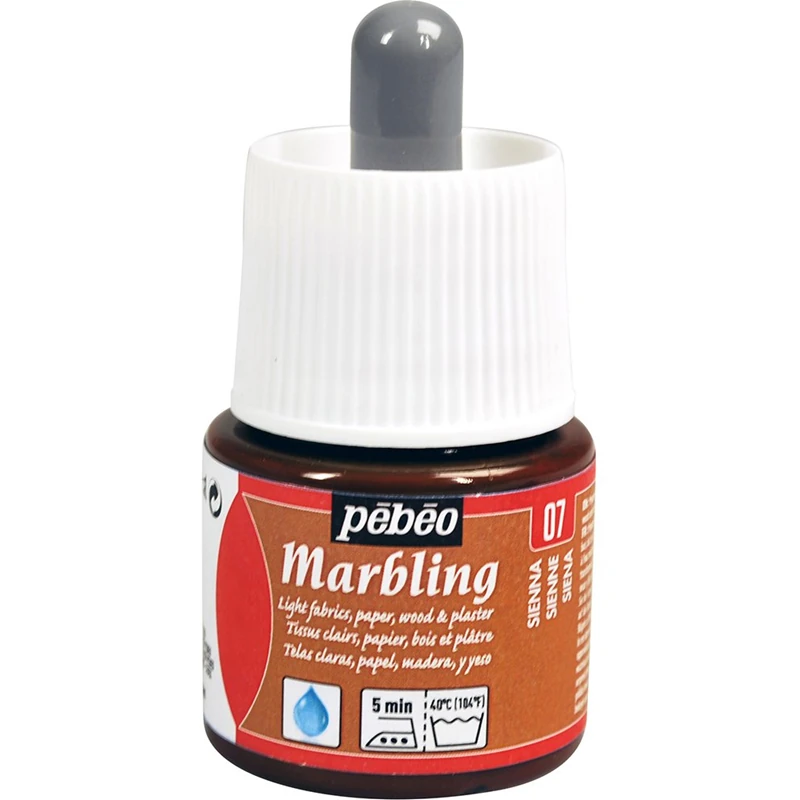 Pebeo 130-07 Marblıng Ebru Boyası 45Ml Kahve