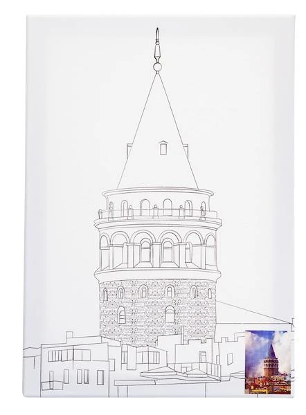 Ceo Tuval Art 35X50 Desenlı Boyasız Ceo-Tu0002