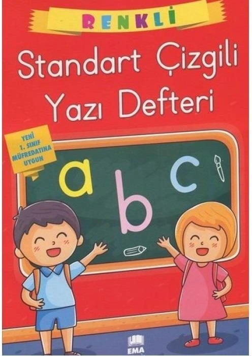 Ema Standart Klavuz Dik Çizgili Yazı Defteri A4 Renkli