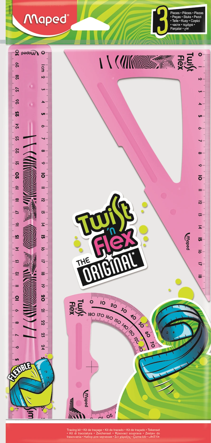 Maped 895055 Twıstn Flex Esnek 30Cm Cetvel Seti