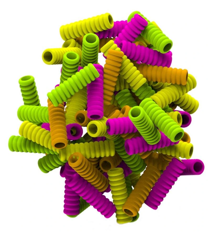 Silka Kalem Tutma Aparatı Simli Spiral 4 Renk 72 Li Art.35S