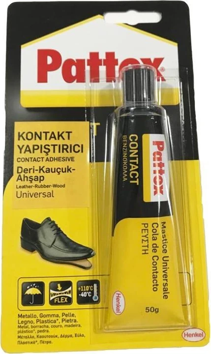Pattex Yapıştırıcı Deri Kauçuk Ahşap 50 Gr 2872091