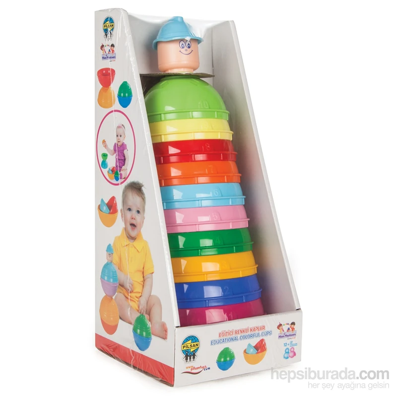 Pilsan Eğitici Renkli Kaplar