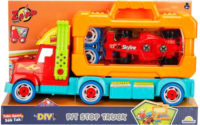 Zapp Toys Sesli ve Işıklı Sök Tak Çantalı Formula 1 Oyun Seti