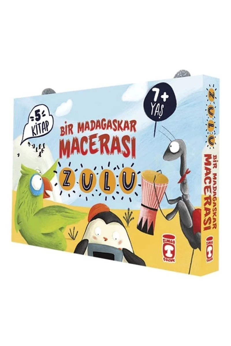 Zulu & Bir Madagaskar Macerası - Set (5 Kitap) - Ömür Uzel