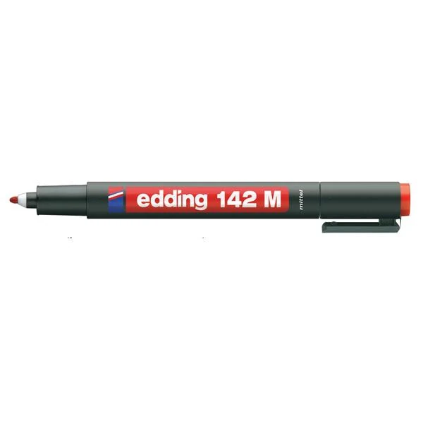 Edding 142/M Asetat Kalemi Kırmızı